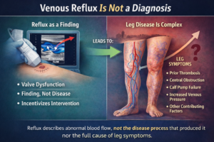 venous reflux is not a diagnosis