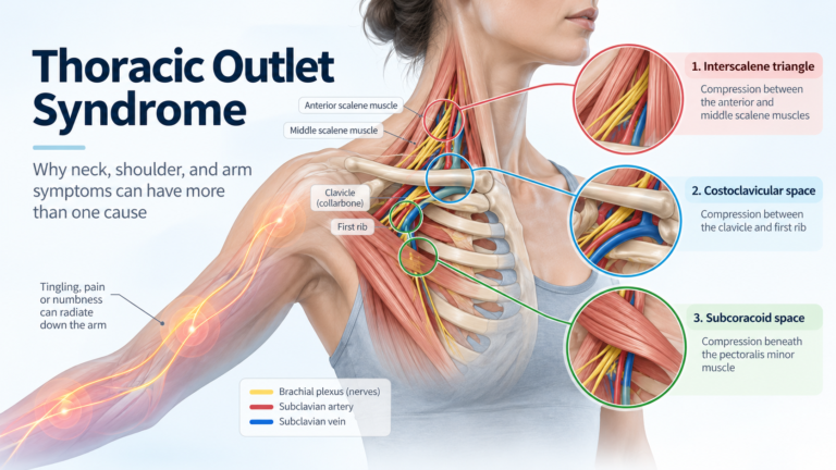 Thoracic Outlet Syndrome Anatomy Infographic